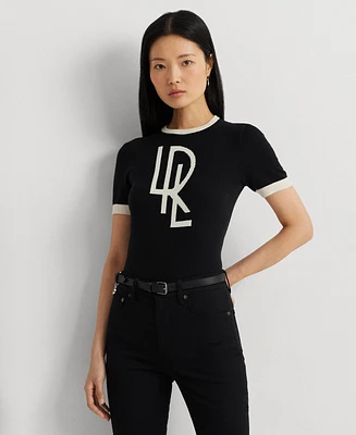 Lauren Ralph Lauren Petite Short-Sleeve Logo Top