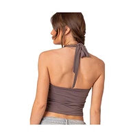 Women's Kaila gathered halter top