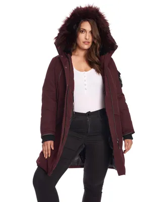 Alpine North Plus Laurentian Long Parka Winter With Faux Fur Hood