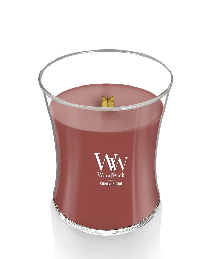 WoodWick Cinnamon Chai Medium Hourglass Candle, 9.7 oz