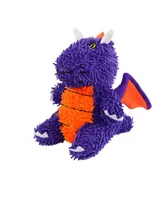 Mighty Microfiber Ball Med Dragon Squeaker Dog Toy