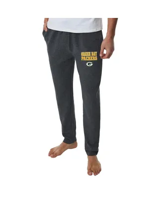 Men's Concepts Sport Charcoal Green Bay Packers Resonance Tapered Lounge Pants