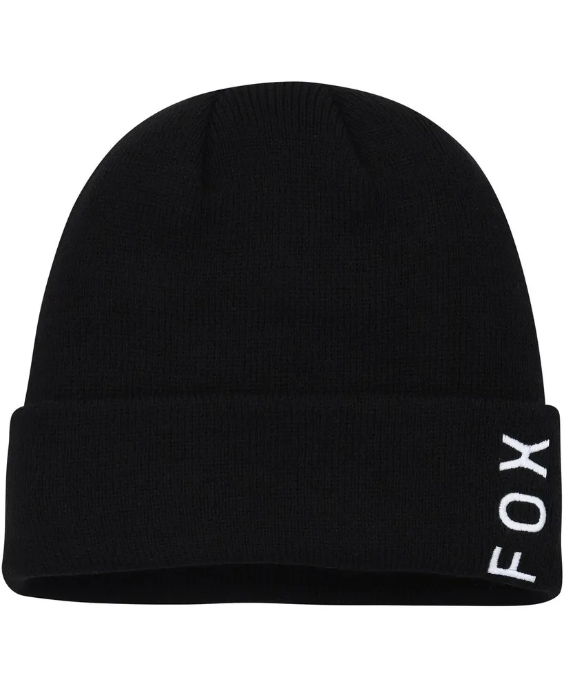 Women's Fox Black Wordmark Cuffed Knit Hat