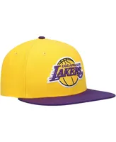 Men's '47 Brand Gold, Purple Los Angeles Lakers Two-Tone No Shot Captain Snapback Hat