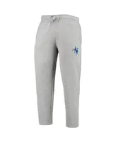 Men's Starter Heathered Gray Indianapolis Colts Team Throwback Option Run Sweatpants