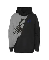 Preschool Boys and Girls Heather Gray, Black Phoenix Suns Unrivaled Split Pullover Hoodie