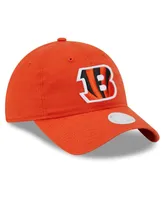 Women's New Era Orange Cincinnati Bengals Main Core Classic 2.0 9TWENTY Adjustable Hat