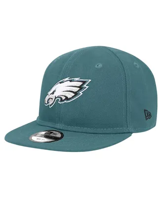 Infant Boys and Girls New Era Midnight Green Philadelphia Eagles My 1st 9FIFTY Adjustable Hat