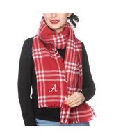 Women's ZooZatz Alabama Crimson Tide Plaid Blanket Scarf