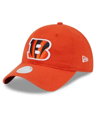Women's New Era Orange Cincinnati Bengals Main Core Classic 2.0 9TWENTY Adjustable Hat