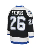 Big Boys Mitchell & Ness Martin St. Louis Black Tampa Bay Lightning 2003 Blue Line Player Jersey