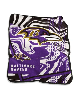 Baltimore Ravens 50" x 60" Swirl Raschel Throw Blanket