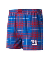 Men's Concepts Sport Royal, Red New York Giants Concord Flannel Boxers