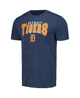 Men's Concepts Sport Charcoal, Navy Detroit Tigers Meter T-shirt and Pants Sleep Set