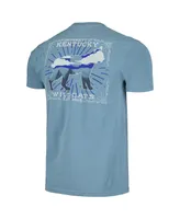 Men's Light Blue Kentucky Wildcats State Scenery Comfort Colors T-shirt