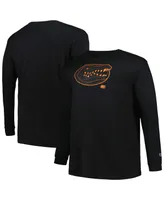 Men's Profile Black Florida Gators Big and Tall Pop Long Sleeve T-shirt