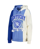 Women's Gameday Couture Royal Kentucky Wildcats Hall of Fame Colorblock Pullover Hoodie