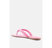 Tolpo Square Toe Thong Flats