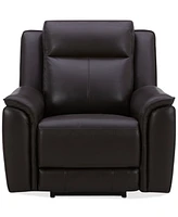 Addyson 41" Zero Gravity Leather Recliner with Power Headrest, Created for Macy's