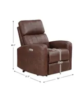 White Label Crackle Power Lift Chair