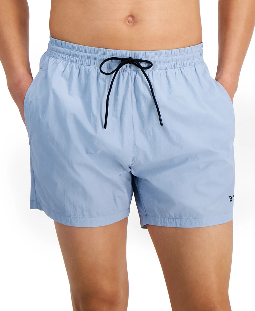 Boss by Hugo Men's Lee Drawstring 5.3" Swim Trunks, Created for Macy's