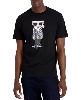 Karl Lagerfeld Paris Men's Flat-Head Graphic T-Shirt