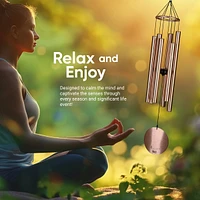 Nature's Melody Aureole Tunes Wind Chimes - 6-Tube Outdoor chime