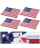 Yescom 4x6 Ft Us Flag Fade Resistance Bright Polyester Decoration Outdoor Club Pack