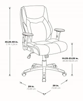 Office Star 49" Executive High Back Chair