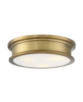 Savoy House Watkins Flush Mounted Ceiling Light in Classic Bronze