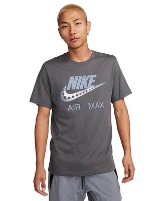 Nike Men's Sportswear Athletic-Fit Air Max Logo Graphic T-Shirt