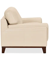 Jeddo 70" Leather Loveseat, Created for Macy's