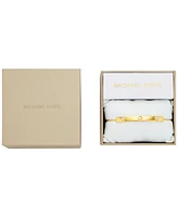 Michael Kors Gold-Tone or Silver-Tone Logo Id Slider Bracelet