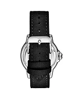 Stuhrling Men's 4041 Diver Watch Nylon Strap Rotating Bezel