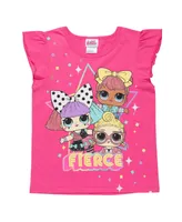 L.o.l. Surprise! 3 Pack Ruffle Graphic T-Shirt Toddler| Child Girls