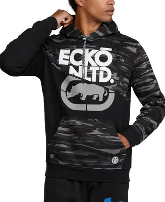 Ecko Unltd Men's Camo Pullover Hoodie