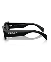 Prada Low Bridge Rectangular Women's Sunglasses, Pr A07SF