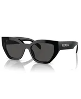 Prada Women's Low Bridge Fit Sunglasses Pr A09SF