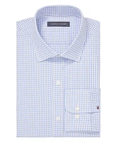 Tommy Hilfiger Men's Th Flex Slim Fit Wrinkle Resistant Stretch Twill Dress Shirt