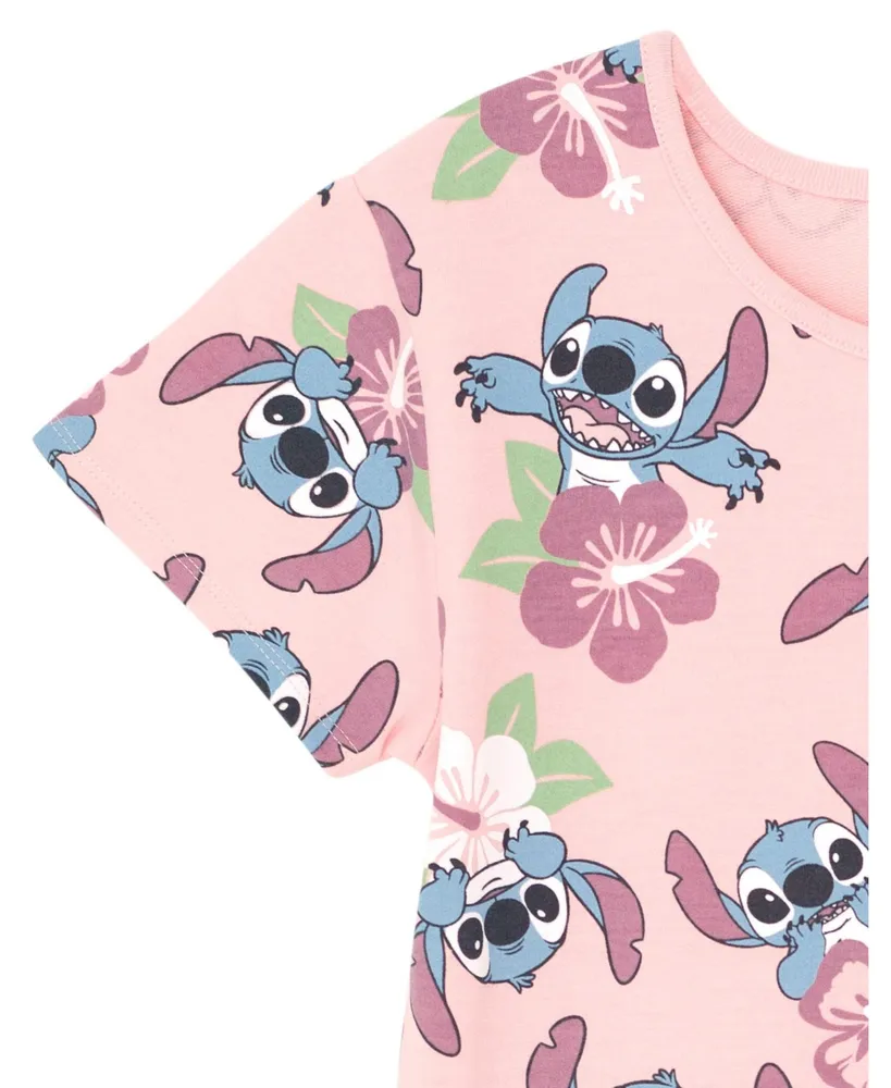 Disney Lilo & Stitch Girls French Terry Skater Dress Toddler| Child