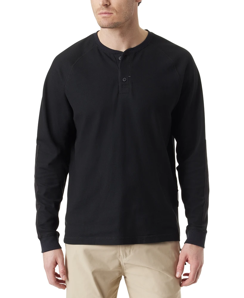 Bass Outdoor Men's Hiker Henley Long-Sleeve Thermal Top