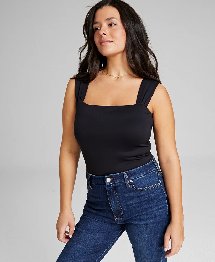 And Now This Women's Double Layered Sleeveless Bodysuit, Created for Macy's