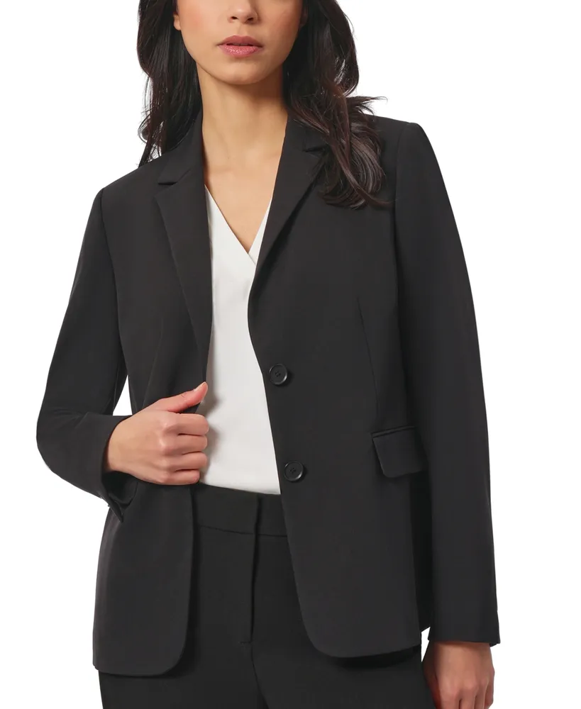 Jones New York Women's Bi-Stretch Two-Button Blazer