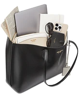 kate spade new york Suite Large Crossgrain Leather Work Tote