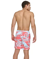 Calvin Klein Men's Island Camo Printed 7" Swim Trunks