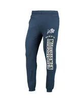 Men's Concepts Sport Navy, Heather Charcoal Navy Midshipmen Meter Long Sleeve Hoodie T-shirt and Jogger Pajama Set