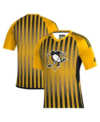 Men's adidas Gold Pittsburgh Penguins Aeroready Raglan Soccer Top