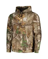 Men's Dunbrooke Camo New York Yankees Champion Realtree Pullover Hoodie