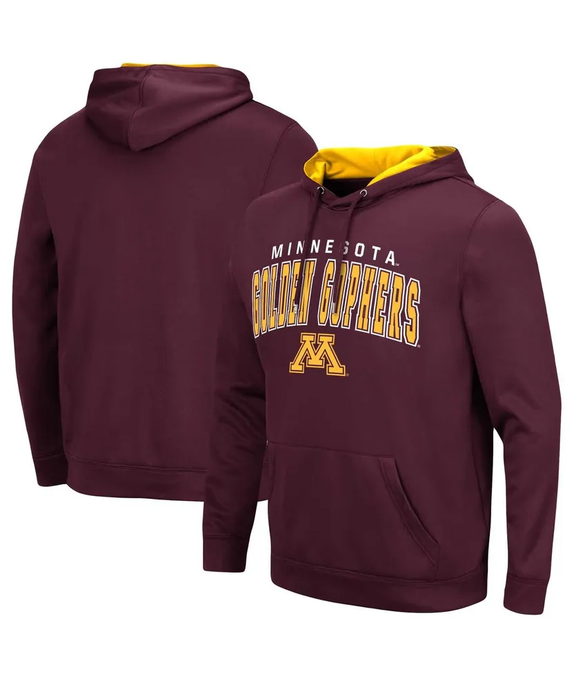 Men's Colosseum Maroon Minnesota Golden Gophers Resistance Pullover Hoodie