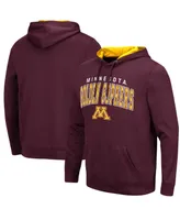 Men's Colosseum Maroon Minnesota Golden Gophers Resistance Pullover Hoodie